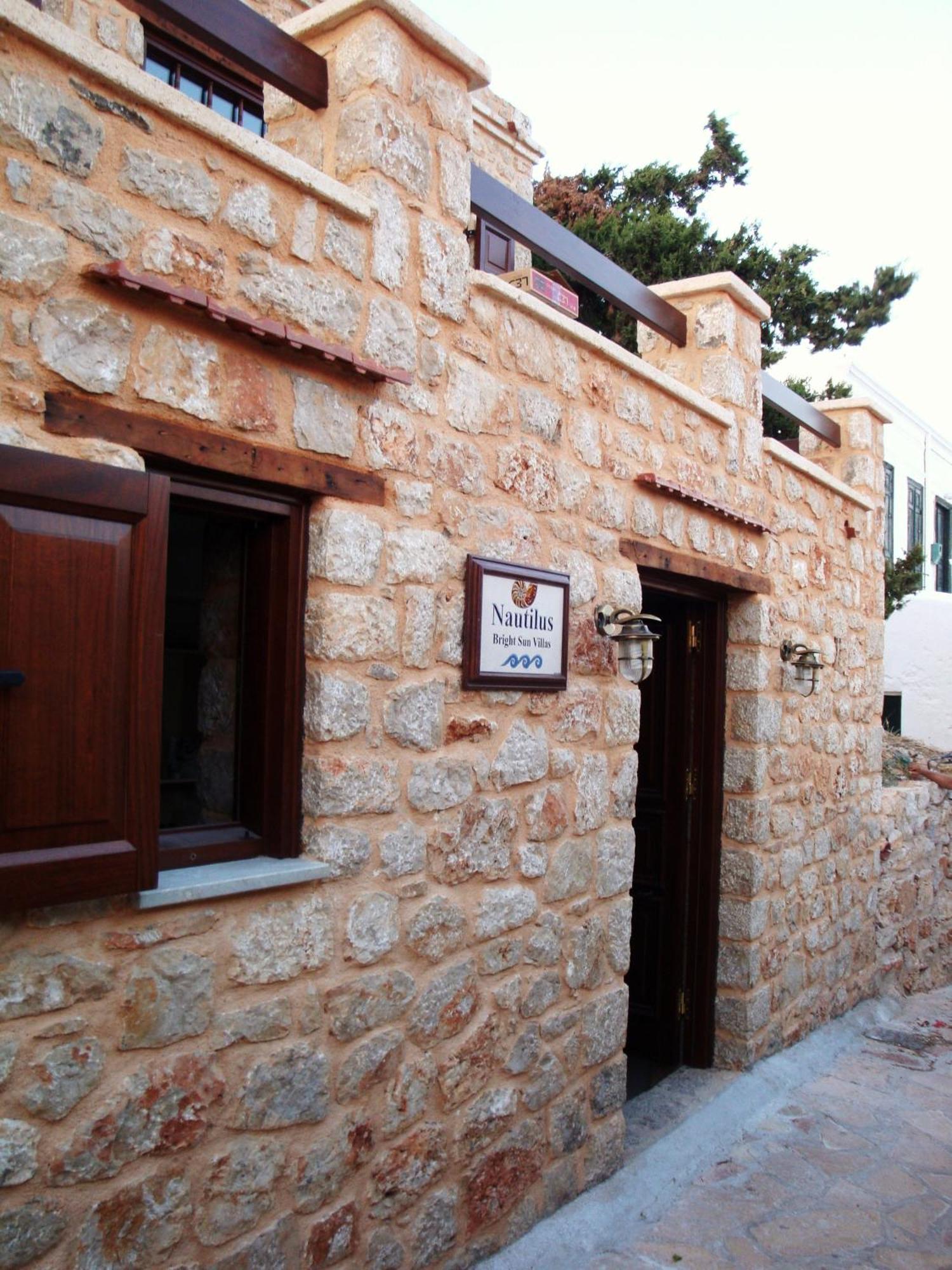 Bright Sun Villas Chalki Town Exterior photo