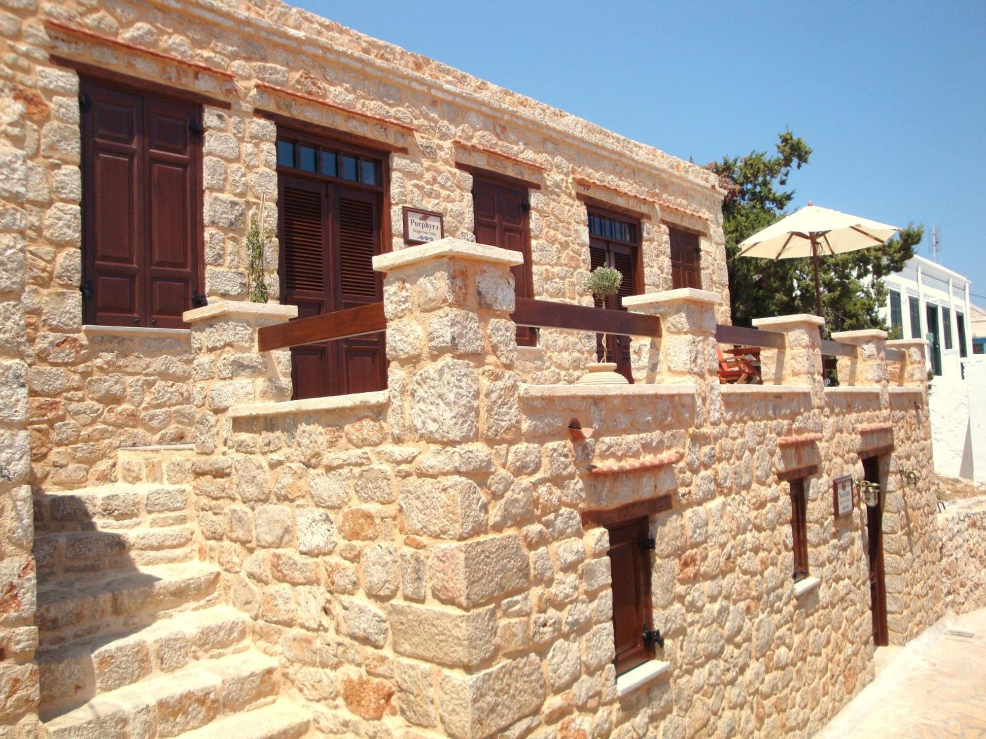 Bright Sun Villas Chalki Town Exterior photo